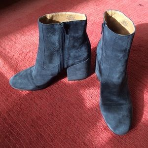 Lucky Brand Blue Suede Heels